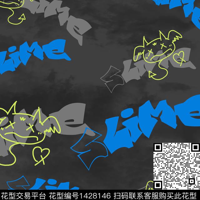 字母男装底纹传统印花华亿平台下载（图片编号: 1428146） - 瓦栏（Walan）