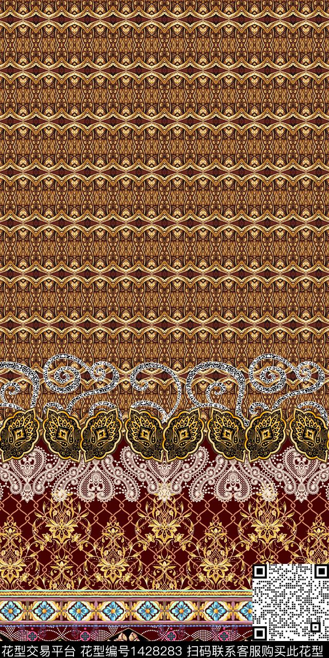 女装民族风中老年数码印花华亿平台下载（图片编号: 1428283） - 瓦栏（Walan）