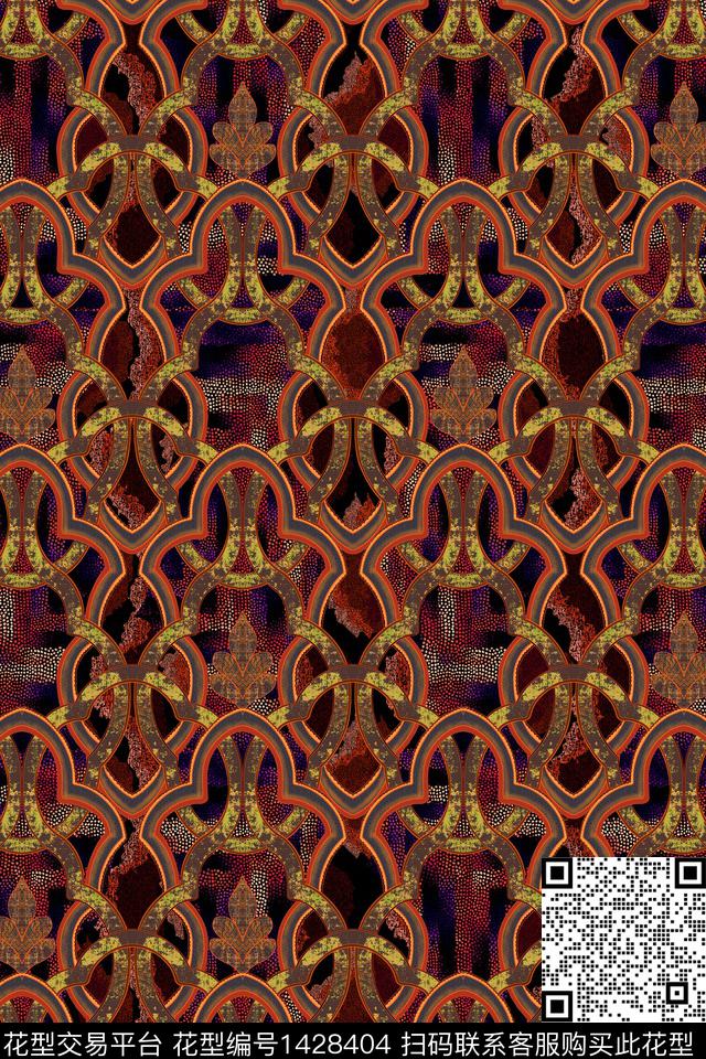 女装中老年满版散花数码印花华亿平台下载（图片编号: 1428404） - 瓦栏（Walan）