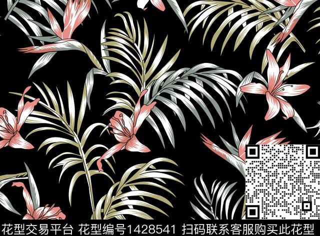 男士高档衬衣男士系列花卉组合传统印花华亿平台下载（图片编号: 1428541） - 瓦栏（Walan）