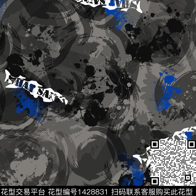 纸印花几何大牌风传统印花华亿平台下载（图片编号: 1428831） - 瓦栏（Walan）