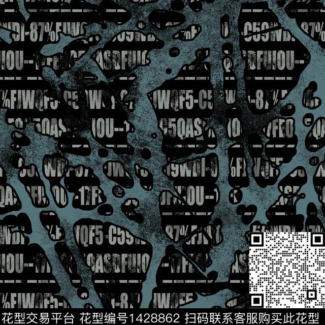 字母纸印花几何传统印花华亿平台下载（图片编号: 1428862） - 瓦栏（Walan）