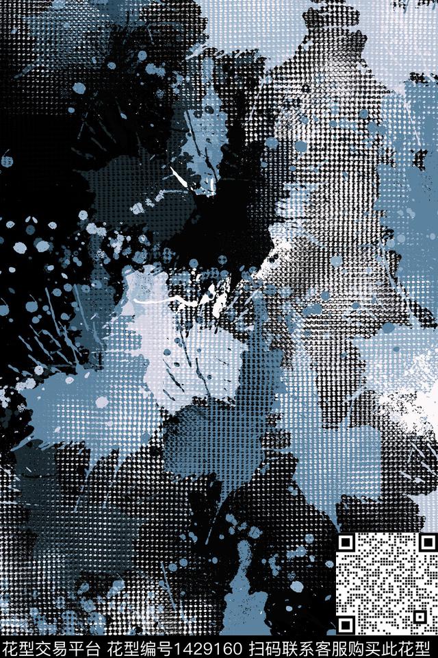 抽象男装家居服户外传统印花华亿平台下载（图片编号: 1429160） - 瓦栏（Walan）