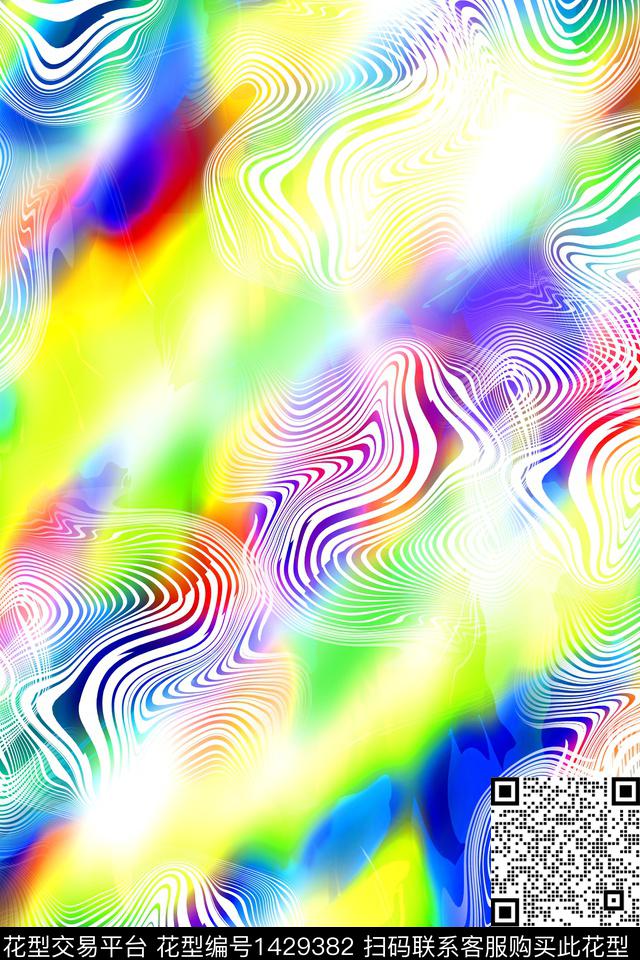 数码华亿平台炫彩肌理数码印花华亿平台下载（图片编号: 1429382） - 瓦栏（Walan）