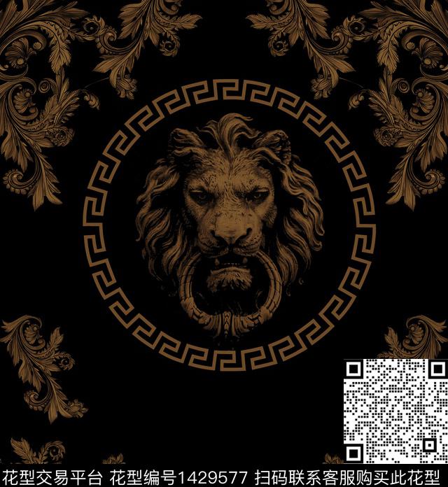 动物花卉男装大牌风数码印花华亿平台下载（图片编号: 1429577） - 瓦栏（Walan）