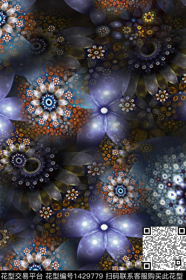 大牌风雕印华亿平台中老年数码印花华亿平台下载（图片编号: 1429779） - 瓦栏（Walan）