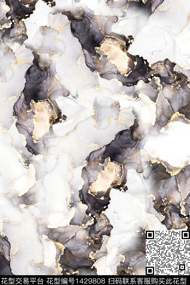 炫彩肌理水彩数码印花华亿平台下载（图片编号: 1429808） - 瓦栏（Walan）