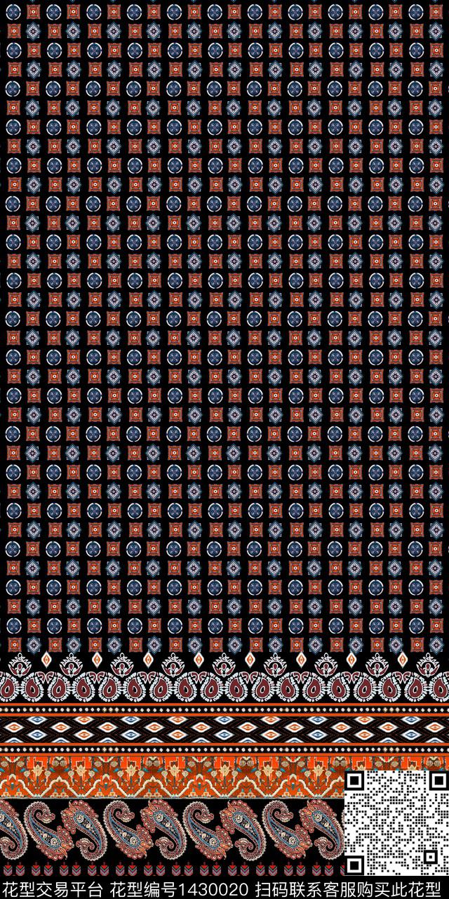 女装民族风中老年数码印花华亿平台下载（图片编号: 1430020） - 瓦栏（Walan）