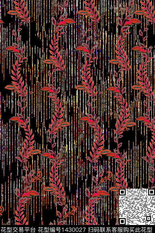 女装花卉中老年数码印花华亿平台下载（图片编号: 1430027） - 瓦栏（Walan）