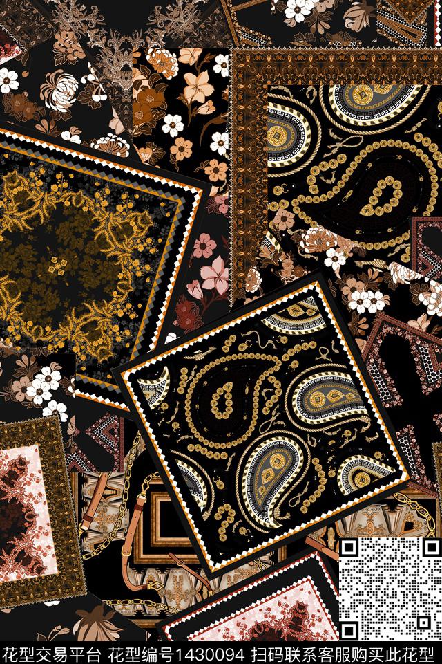 女装佩斯利民族风数码印花华亿平台下载（图片编号: 1430094） - 瓦栏（Walan）