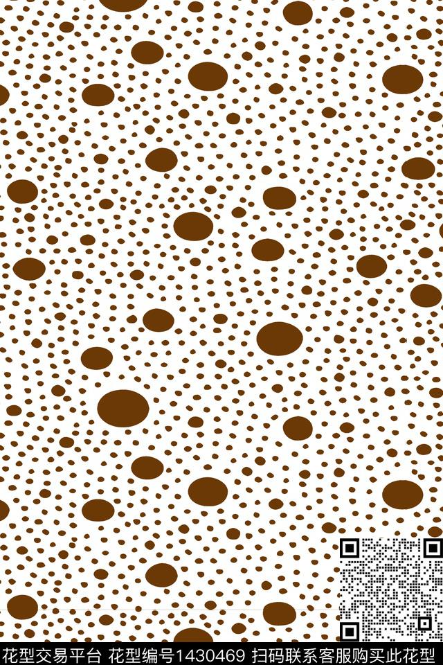 连衣裙几何清爽底花卉数码印花华亿平台下载（图片编号: 1430469） - 瓦栏（Walan）