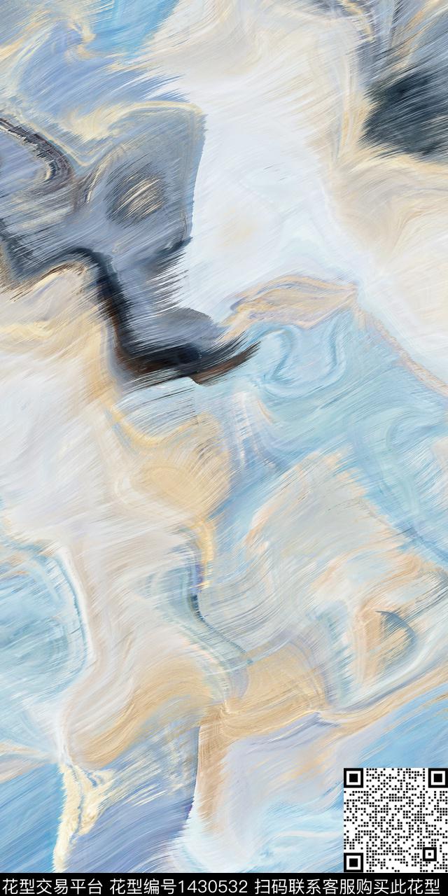 连衣裙涂鸦纹理数码印花华亿平台下载（图片编号: 1430532） - 瓦栏（Walan）