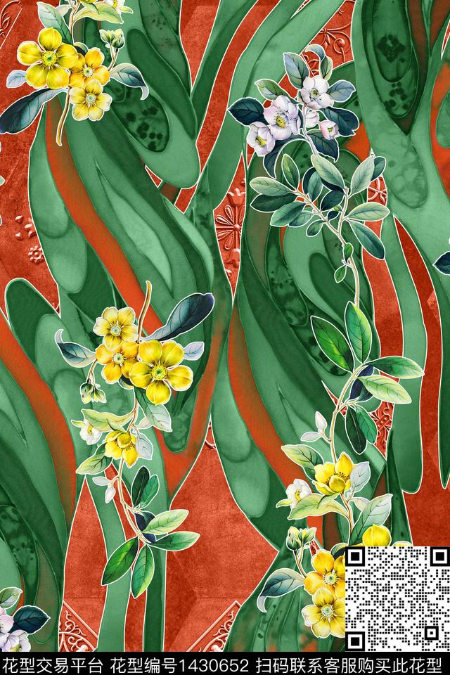 数码华亿平台纸印花中老年数码印花华亿平台下载（图片编号: 1430652） - 瓦栏（Walan）