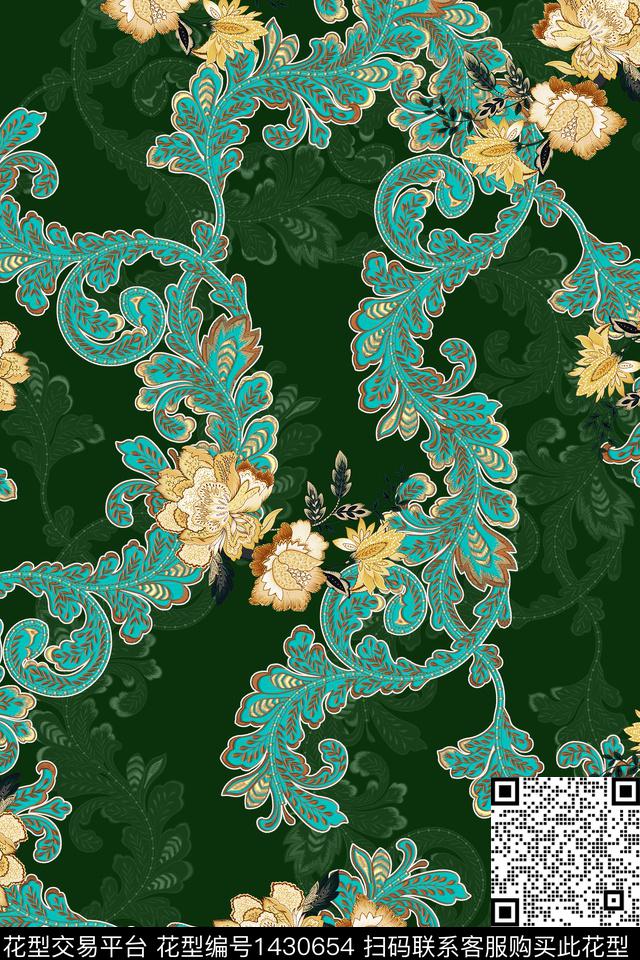 数码华亿平台纸印花中老年数码印花华亿平台下载（图片编号: 1430654） - 瓦栏（Walan）