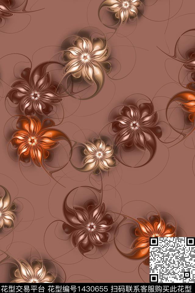 数码华亿平台纸印花中老年数码印花华亿平台下载（图片编号: 1430655） - 瓦栏（Walan）