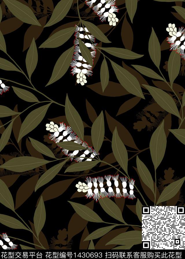 复古花卉潮牌传统印花华亿平台下载（图片编号: 1430693） - 瓦栏（Walan）