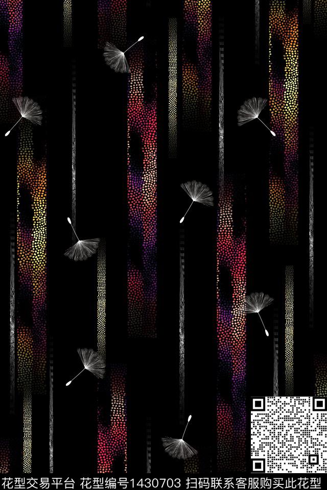 蒲公英女装中老年数码印花华亿平台下载（图片编号: 1430703） - 瓦栏（Walan）