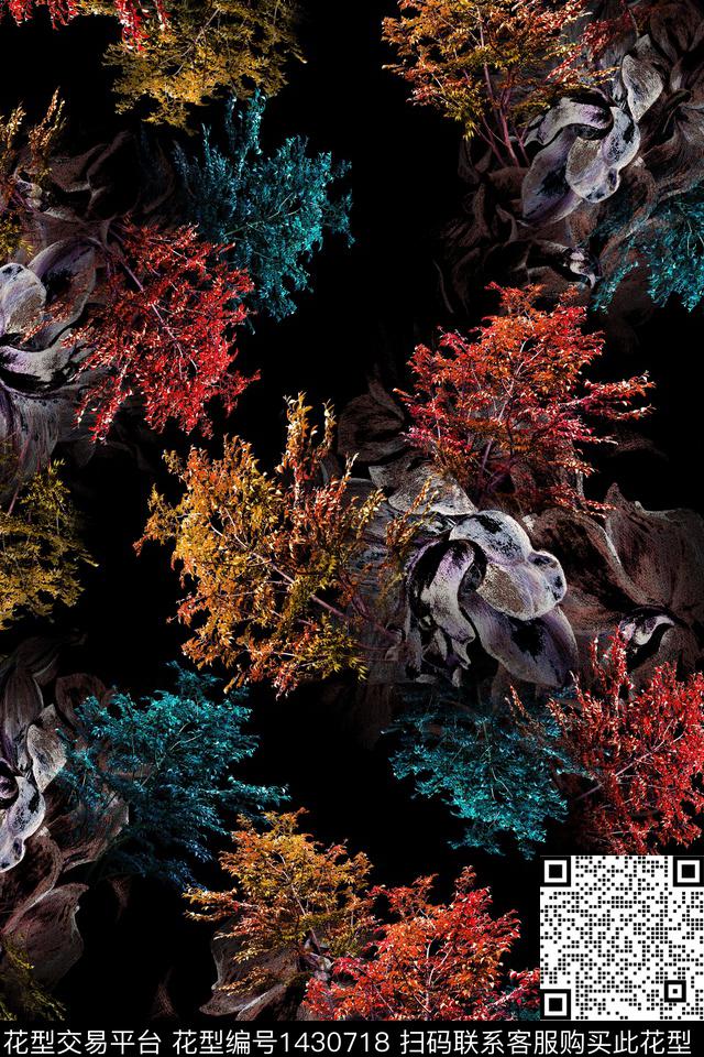 女装树中老年数码印花华亿平台下载（图片编号: 1430718） - 瓦栏（Walan）