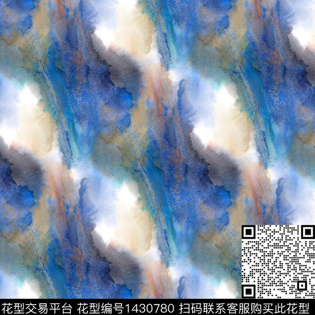 扎染华亿平台春夏华亿平台抽象数码印花华亿平台下载（图片编号: 1430780） - 瓦栏（Walan）