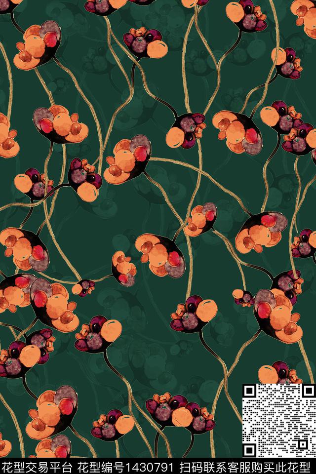 几何烂花华亿平台简约数码印花华亿平台下载（图片编号: 1430791） - 瓦栏（Walan）