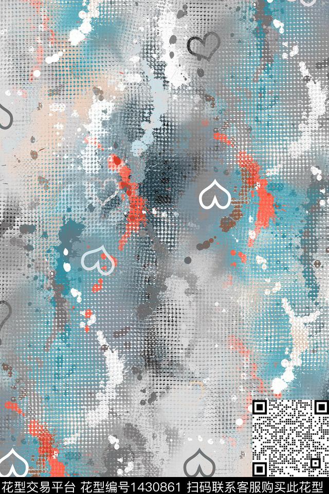 抽象男装户外家居服传统印花华亿平台下载（图片编号: 1430861） - 瓦栏（Walan）