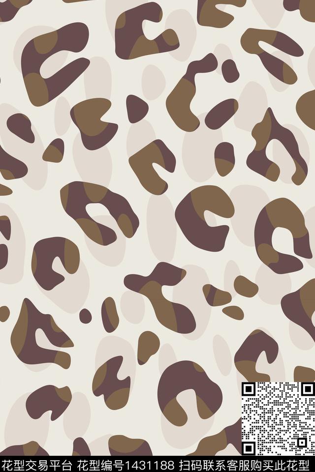 豹纹动物纹配饰传统印花华亿平台下载（图片编号: 1431188） - 瓦栏（Walan）