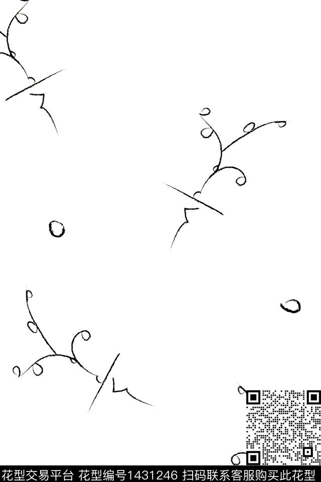 简约休闲创意传统印花华亿平台下载（图片编号: 1431246） - 瓦栏（Walan）