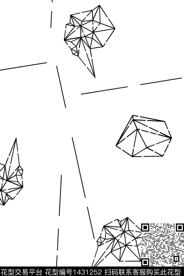 简约休闲创意传统印花华亿平台下载（图片编号: 1431252） - 瓦栏（Walan）