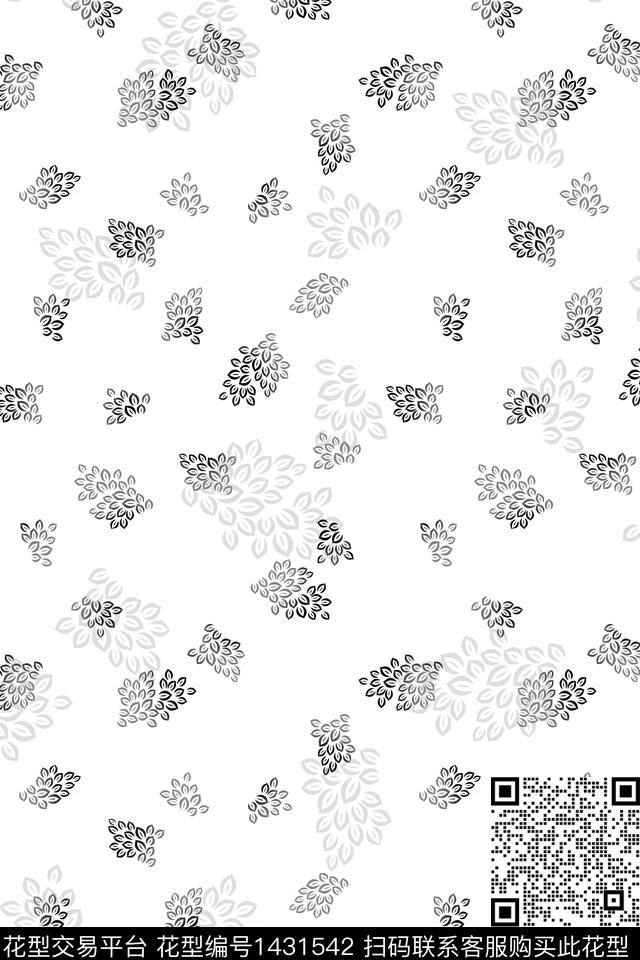 大牌风小清新真丝数码印花华亿平台下载（图片编号: 1431542） - 瓦栏（Walan）