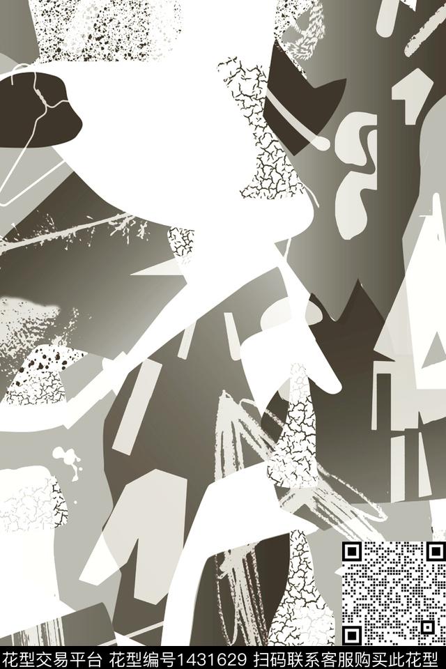 几何男装大牌风传统印花华亿平台下载（图片编号: 1431629） - 瓦栏（Walan）