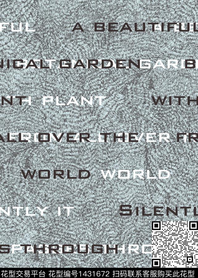 字母纹理潮牌传统印花华亿平台下载（图片编号: 1431672） - 瓦栏（Walan）