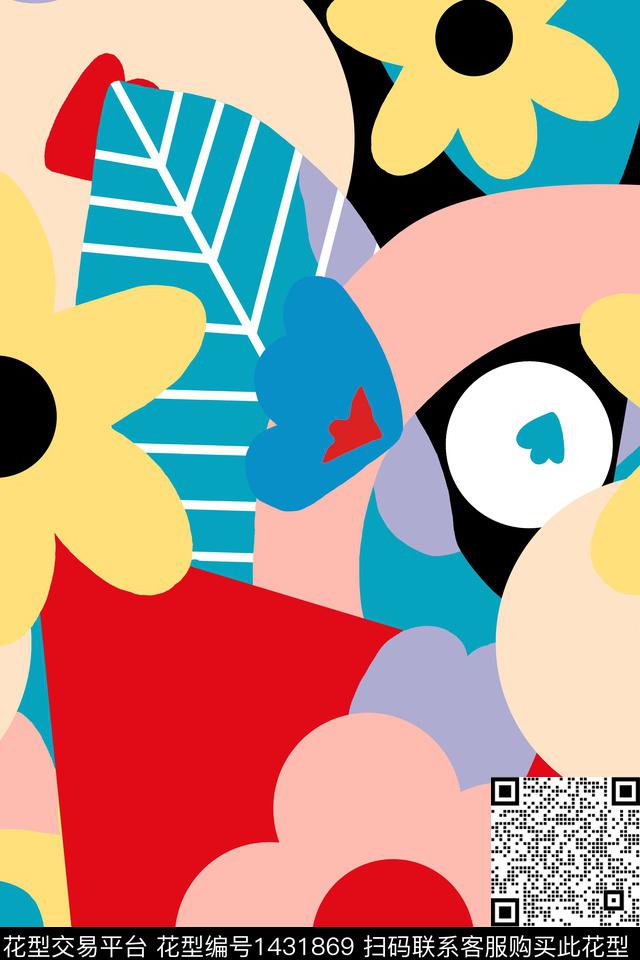 女装花卉审数码印花华亿平台下载（图片编号: 1431869） - 瓦栏（Walan）