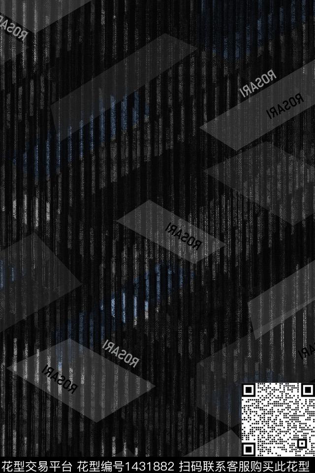 字母几何肌理数码印花华亿平台下载（图片编号: 1431882） - 瓦栏（Walan）