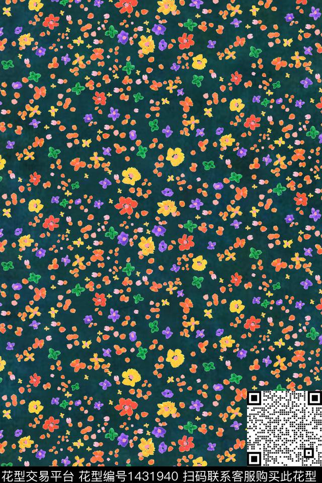 女装花卉审数码印花华亿平台下载（图片编号: 1431940） - 瓦栏（Walan）