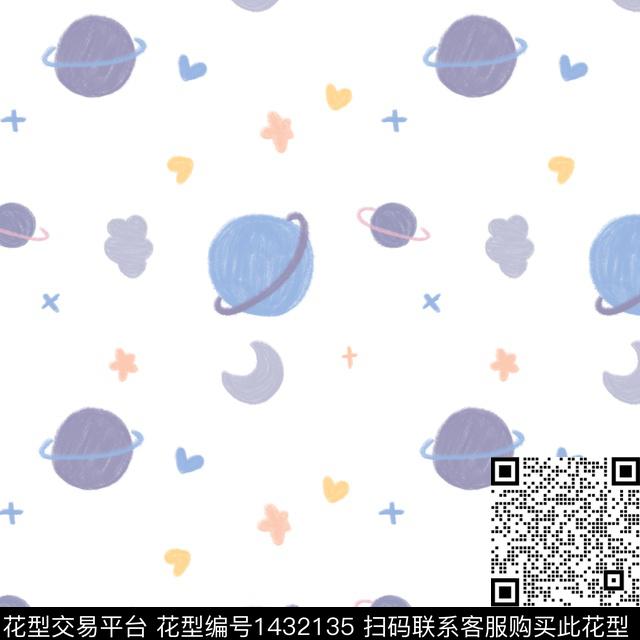 星星几何可爱传统印花华亿平台下载（图片编号: 1432135） - 瓦栏（Walan）