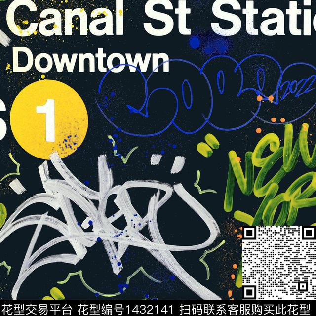 涂鸦字母宠物狗数码印花华亿平台下载（图片编号: 1432141） - 瓦栏（Walan）