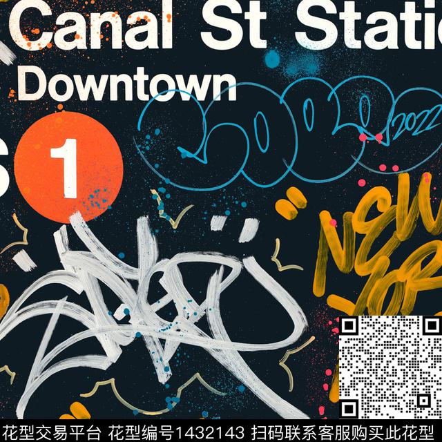 涂鸦字母宠物狗数码印花华亿平台下载（图片编号: 1432143） - 瓦栏（Walan）