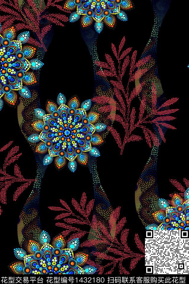 女装民族风中老年数码印花华亿平台下载（图片编号: 1432180） - 瓦栏（Walan）