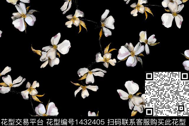 唐装鲜花数码华亿平台数码印花华亿平台下载（图片编号: 1432405） - 瓦栏（Walan）