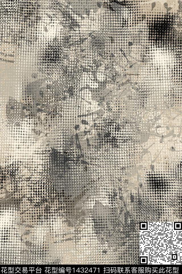 抽象男装户外家居服传统印花华亿平台下载（图片编号: 1432471） - 瓦栏（Walan）