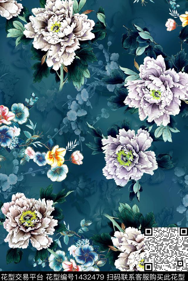 女装香云纱真丝数码印花华亿平台下载（图片编号: 1432479） - 瓦栏（Walan）