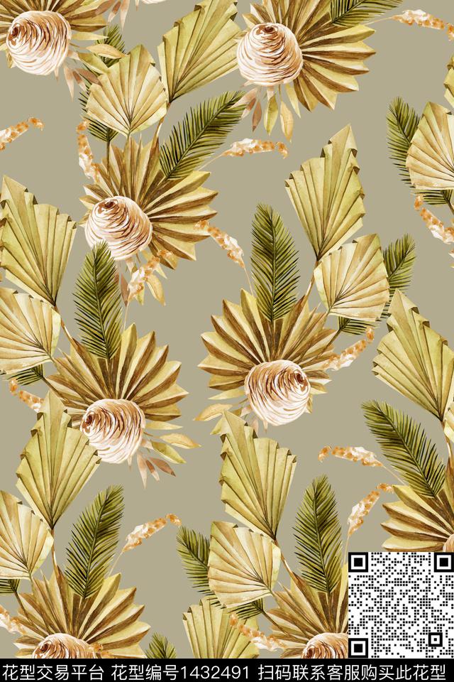 花卉大牌风小碎花数码印花华亿平台下载（图片编号: 1432491） - 瓦栏（Walan）