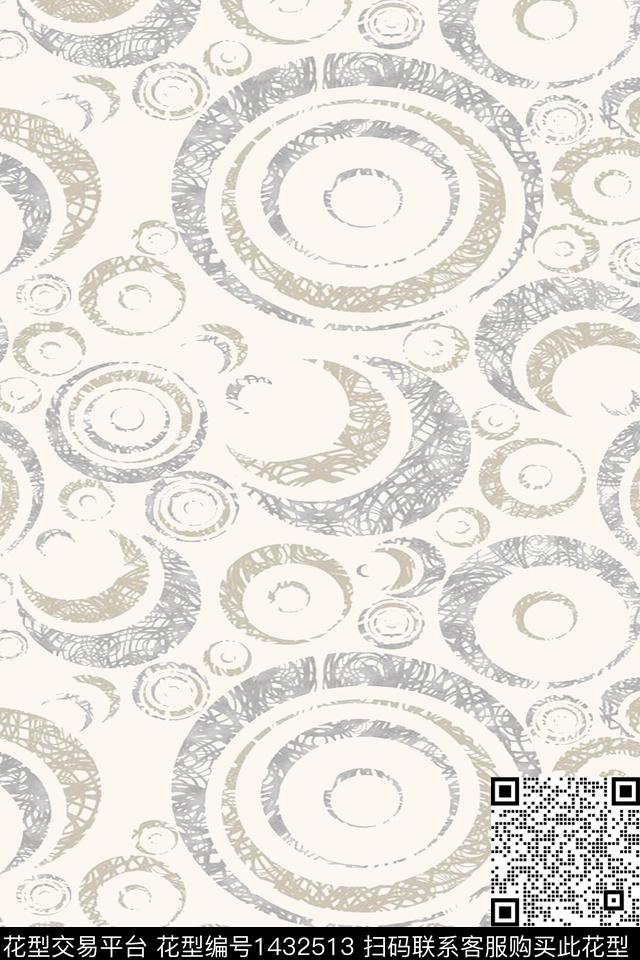 几何大牌风传统印花华亿平台下载（图片编号: 1432513） - 瓦栏（Walan）