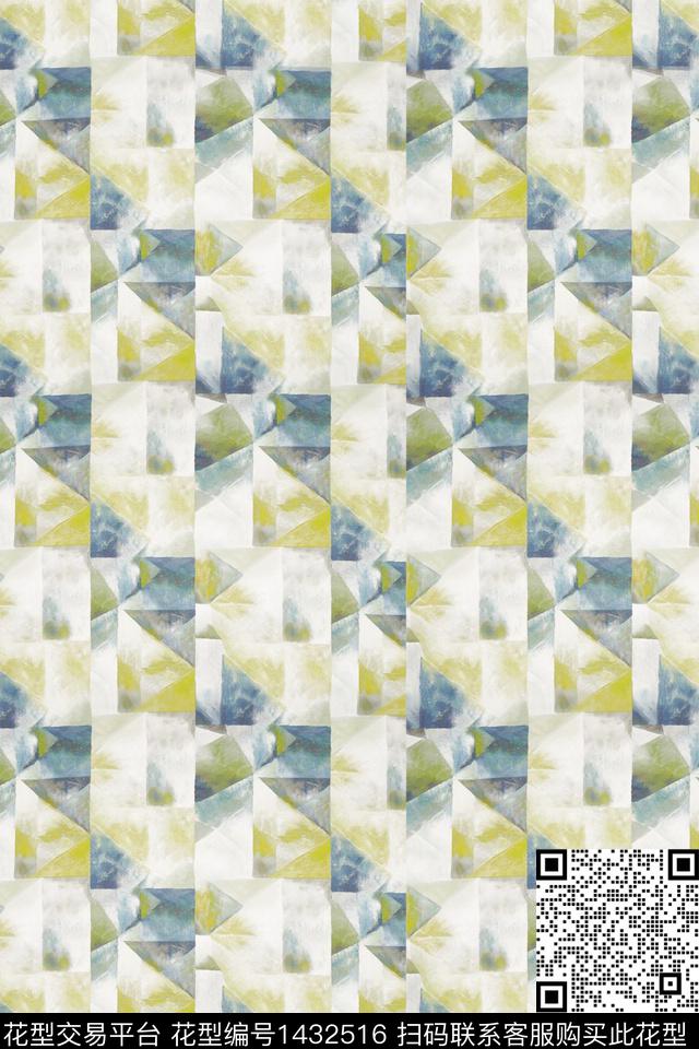 几何大牌风传统印花华亿平台下载（图片编号: 1432516） - 瓦栏（Walan）