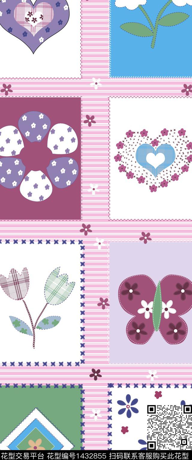 美国大牌风卡通传统印花华亿平台下载（图片编号: 1432855） - 瓦栏（Walan）