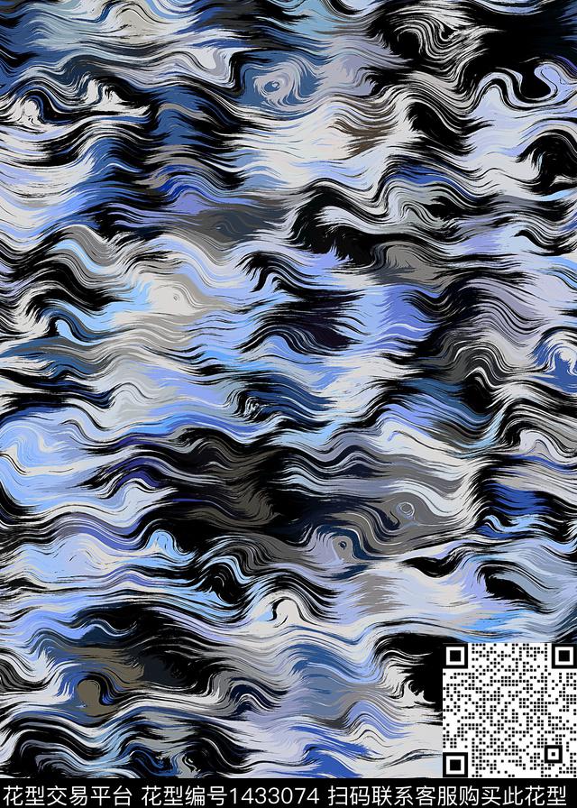 几何肌理纹理数码印花华亿平台下载（图片编号: 1433074） - 瓦栏（Walan）