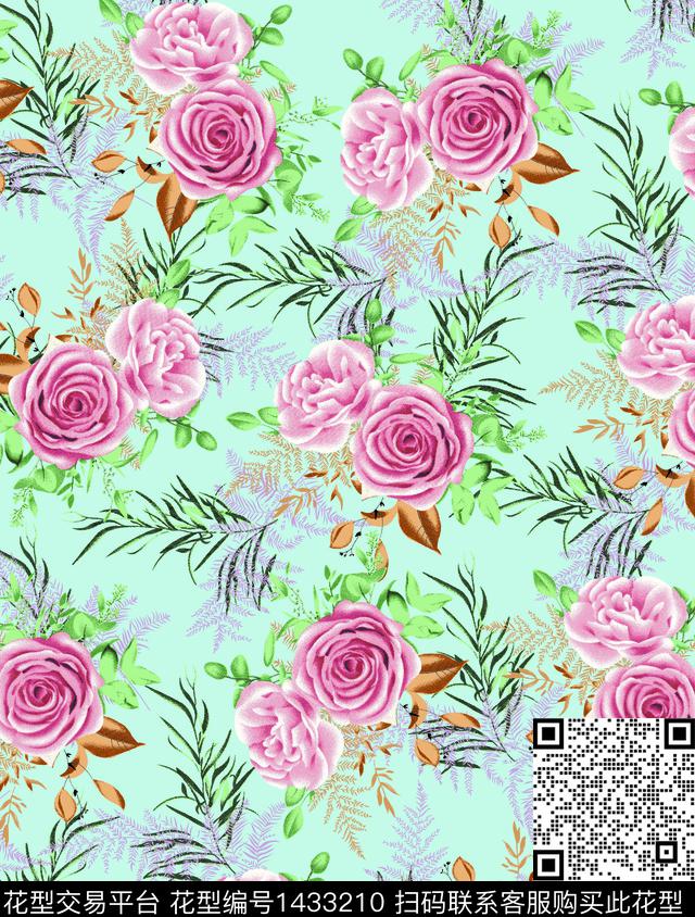 水彩女装数码华亿平台数码印花华亿平台下载（图片编号: 1433210） - 瓦栏（Walan）