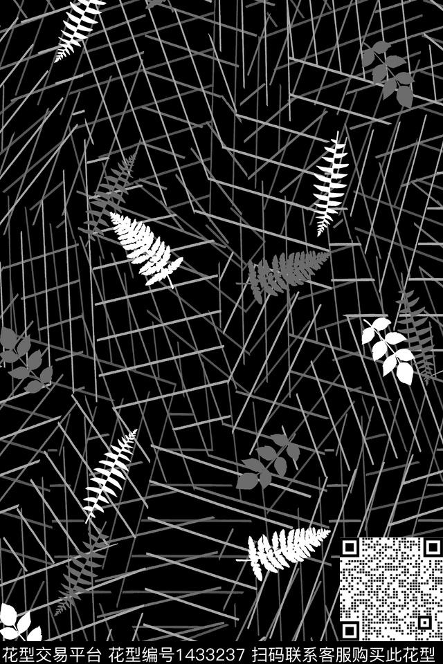 几何男装满版花大牌风数码印花华亿平台下载（图片编号: 1433237） - 瓦栏（Walan）