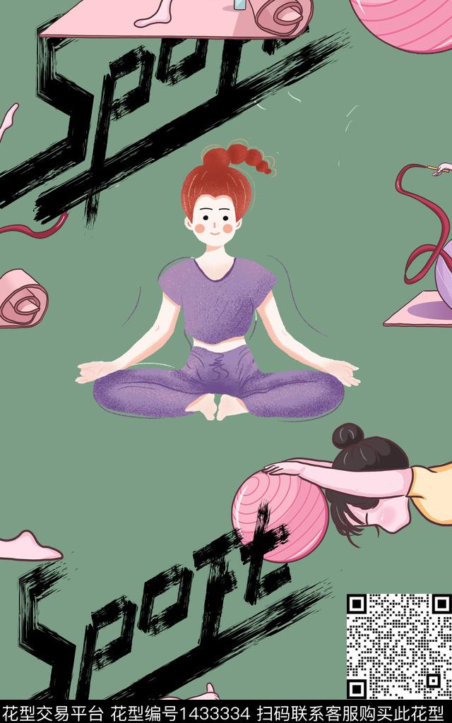 大牌风运动小清新传统印花华亿平台下载（图片编号: 1433334） - 瓦栏（Walan）