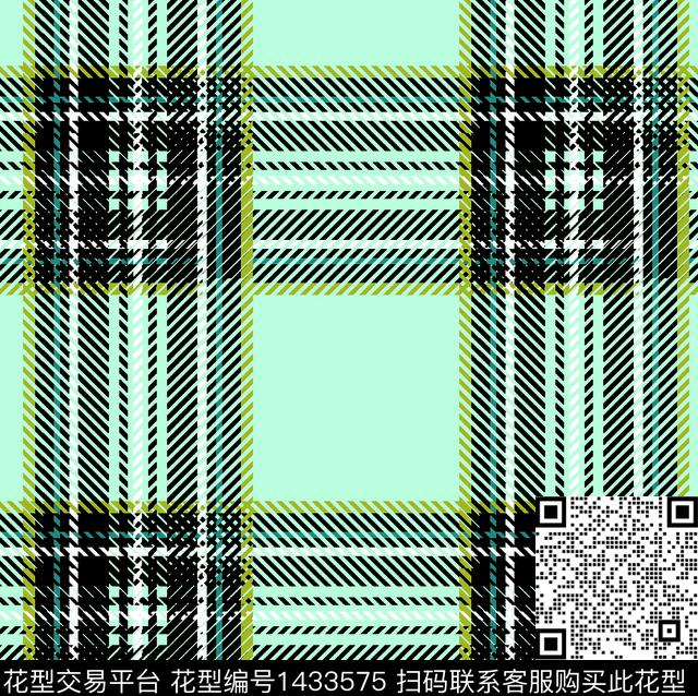 格子女装JK数码印花华亿平台下载（图片编号: 1433575） - 瓦栏（Walan）